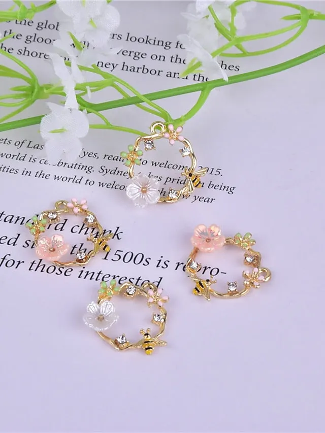 1 Pair Drop Earrings For Women's Birthday Gift Prom Alloy Classic Petal