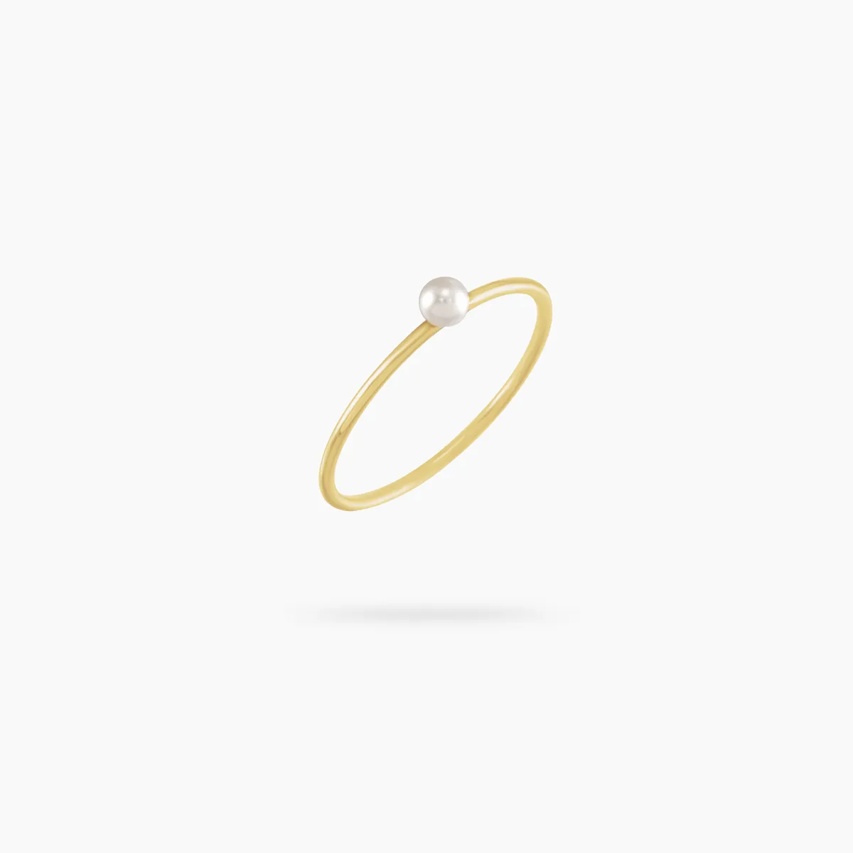 Amare Wear 14K Stackable Pearl Ring - Made to Order