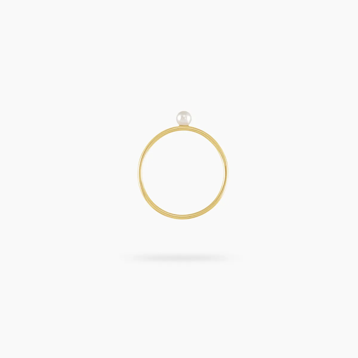 Amare Wear 14K Stackable Pearl Ring - Made to Order