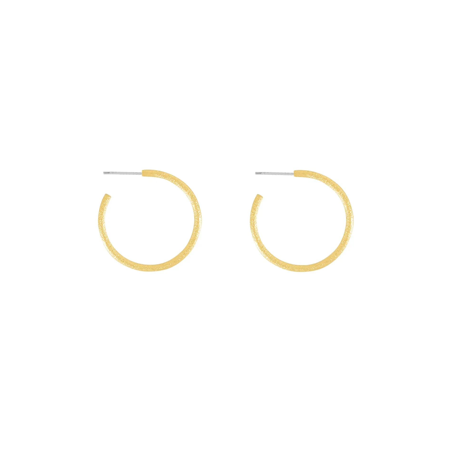 Audrey Glow Hoop Earring Gold Plating