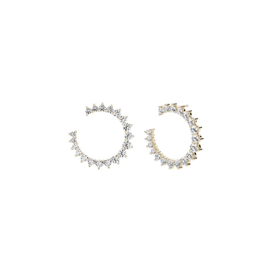 Aurora hoop earrings