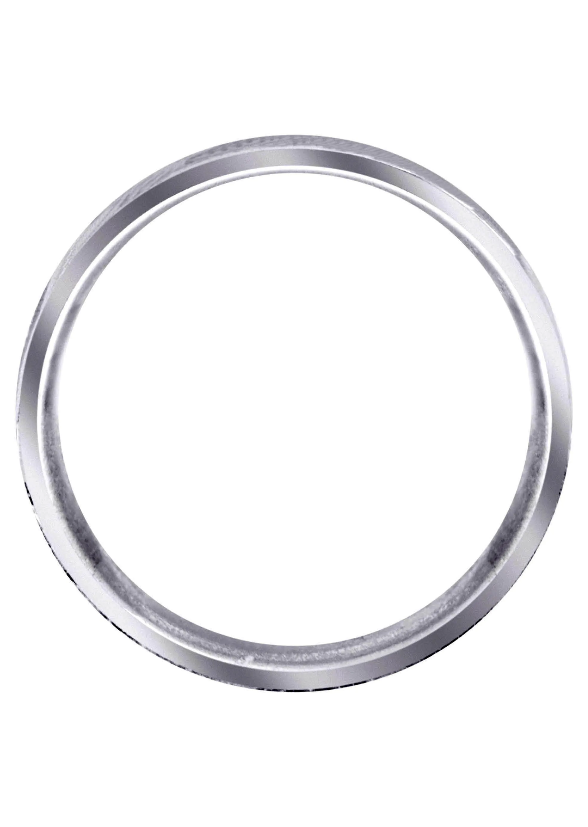 Carved Simple Mens Wedding Band | High Polish Finish (Thomas)