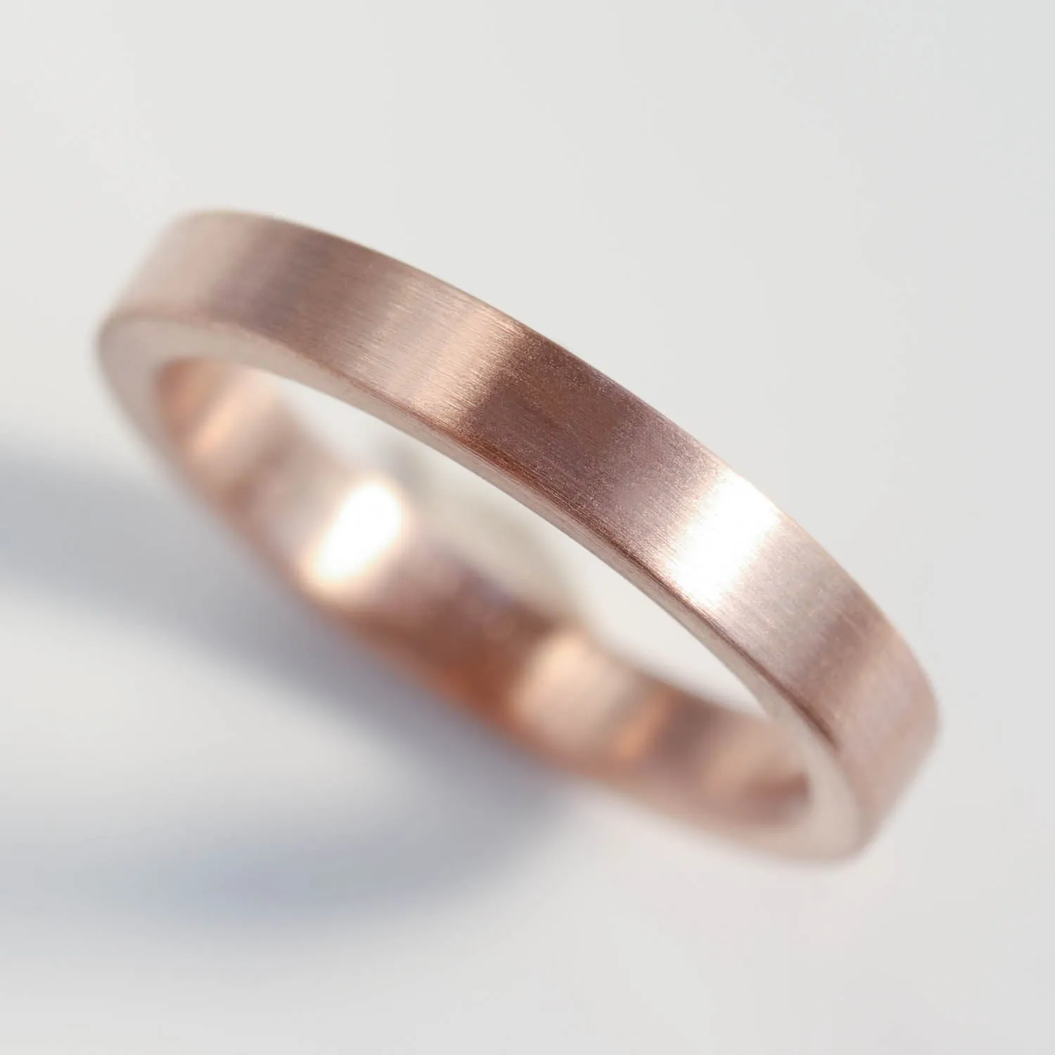 Comfort-fit Flat Simple Band •