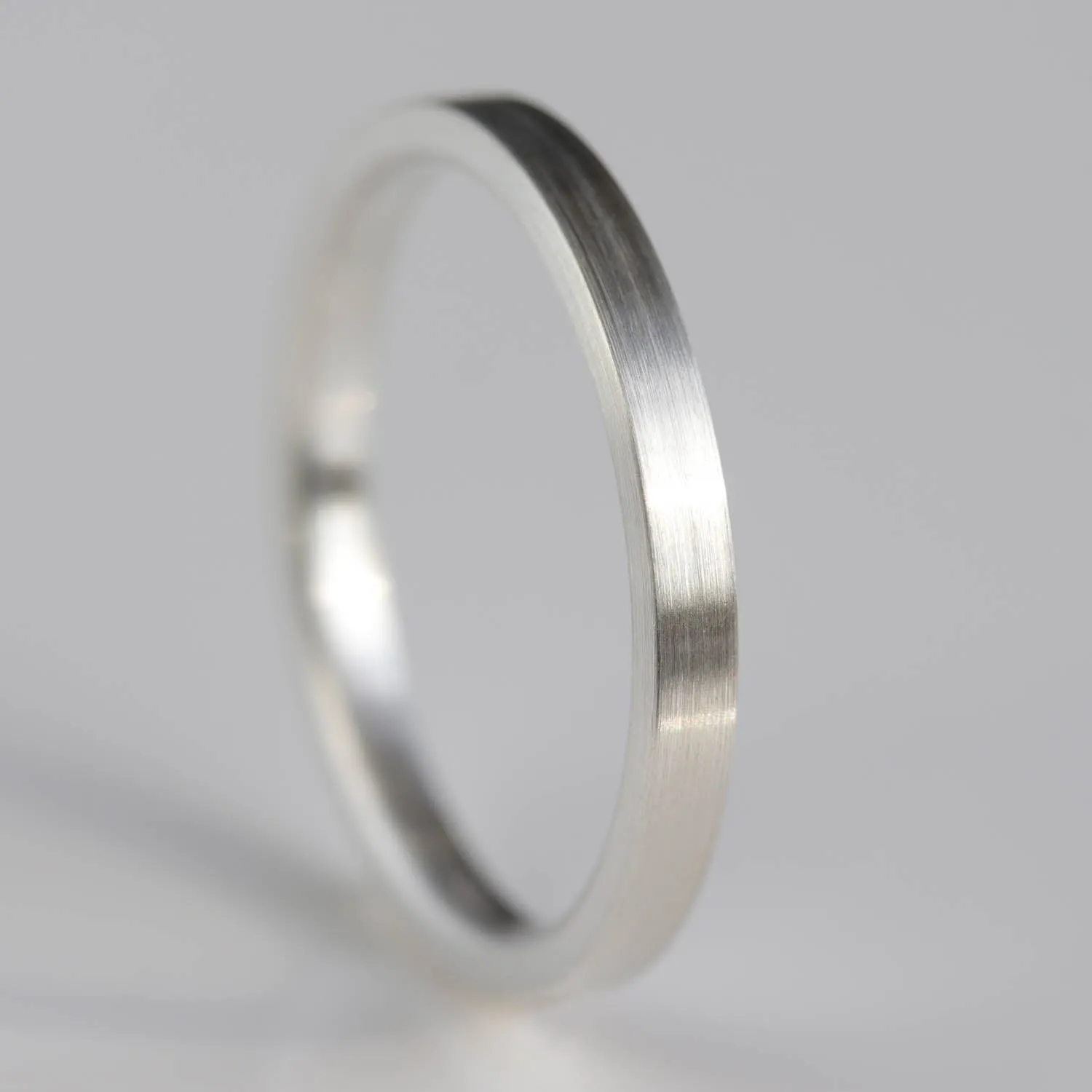 Comfort-fit Flat Simple Band •