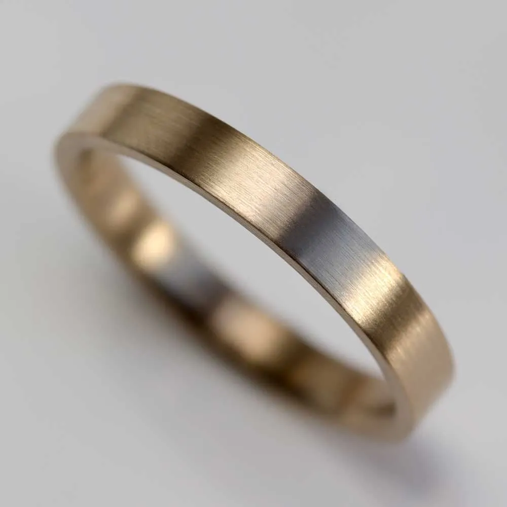 Comfort-fit Flat Simple Band •