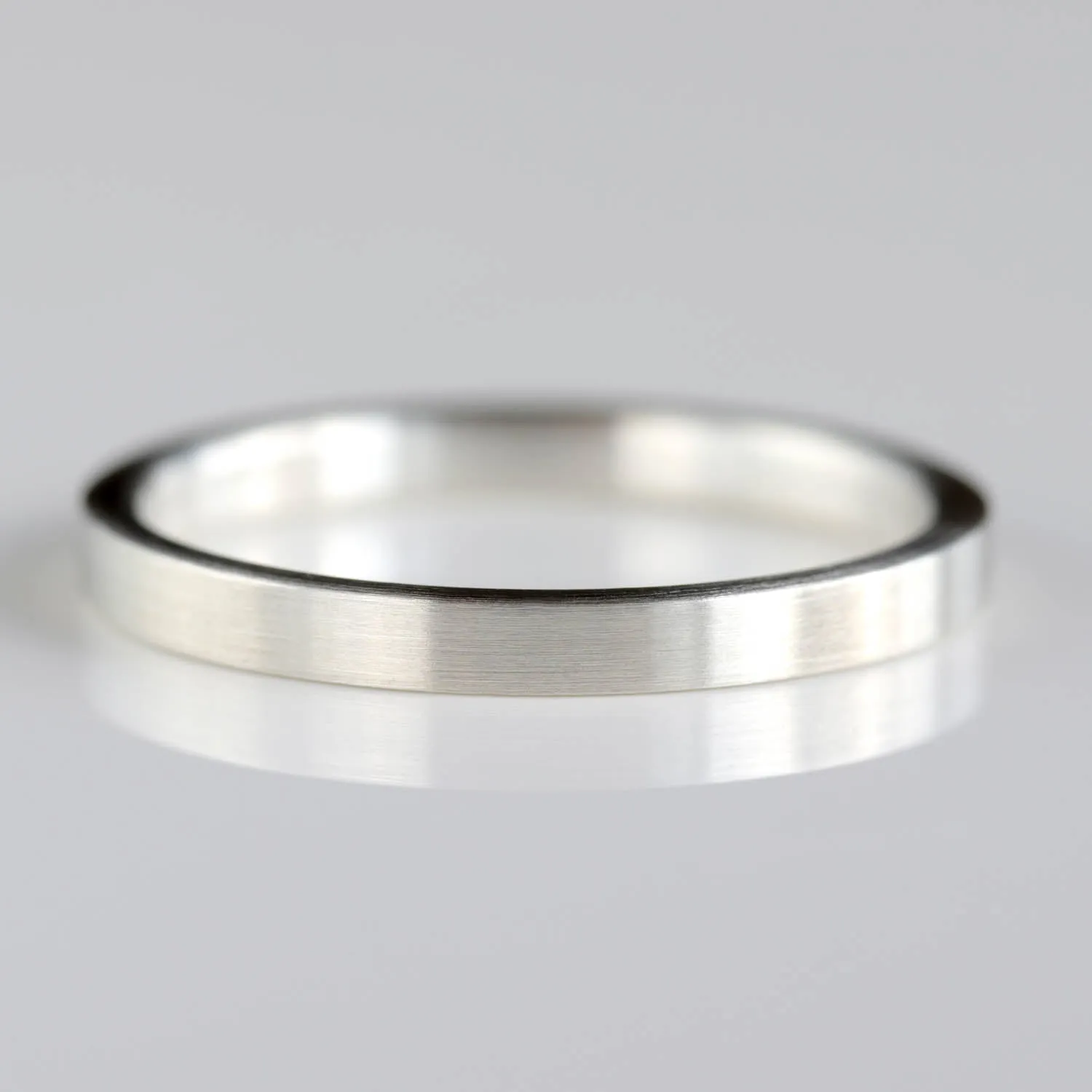 Comfort-fit Flat Simple Band •