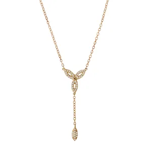 Diamond Y Necklace