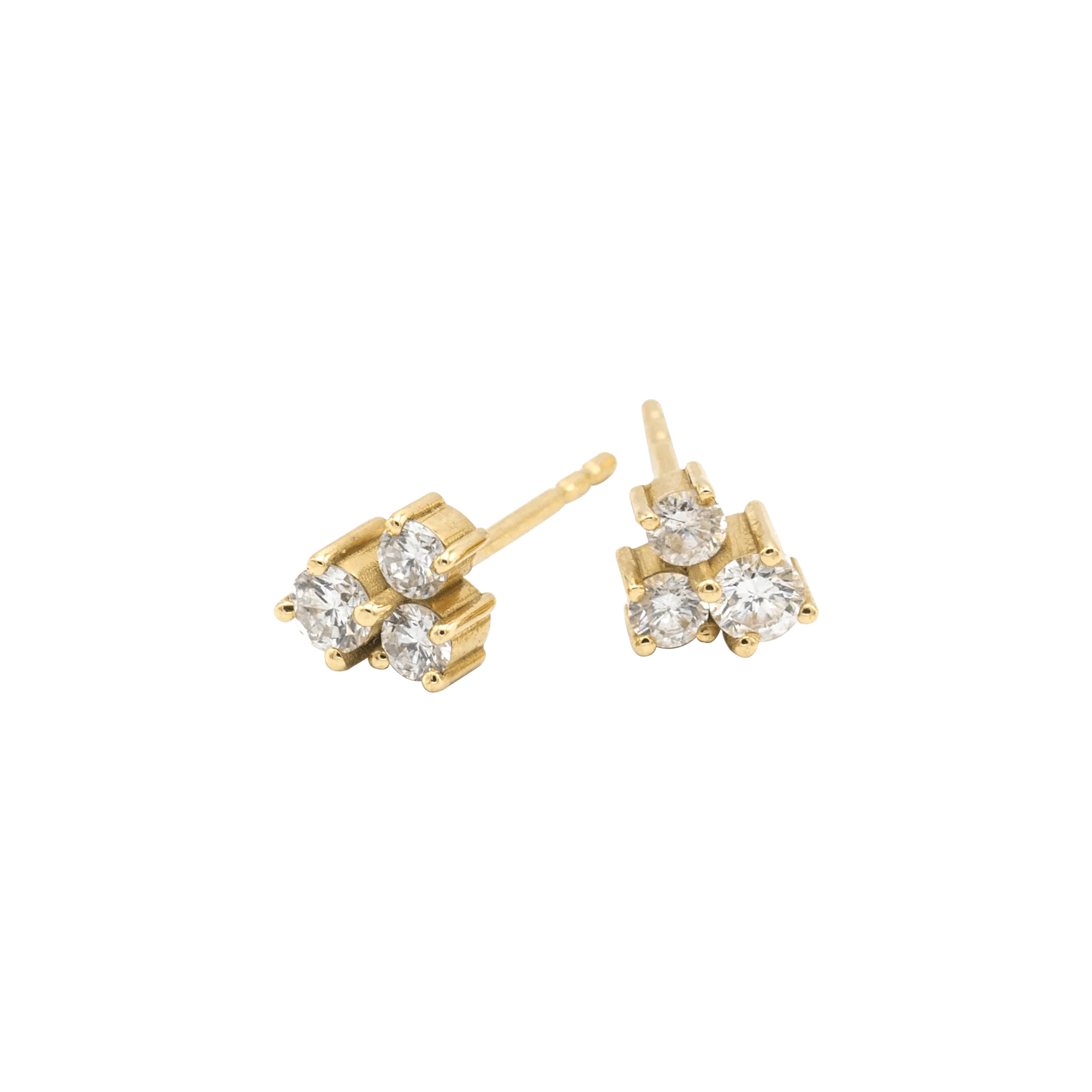 Dyad stud earrings