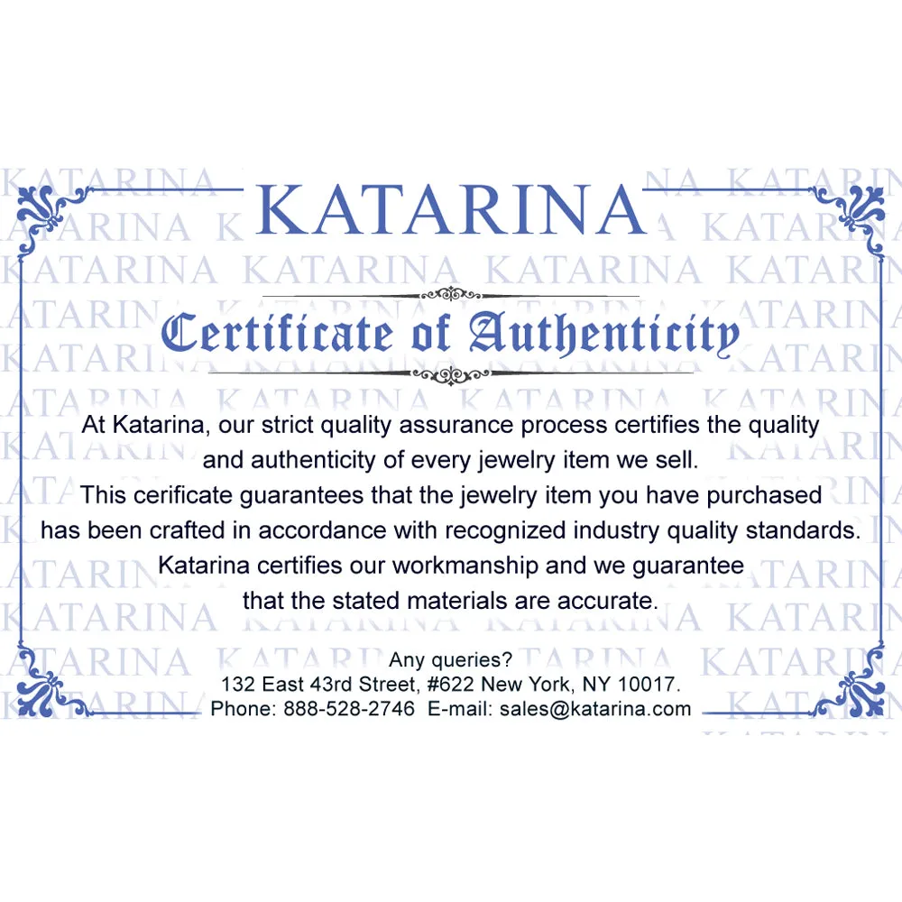 KATARINA Diamond Interlock Bracelet (1/10 cttw)