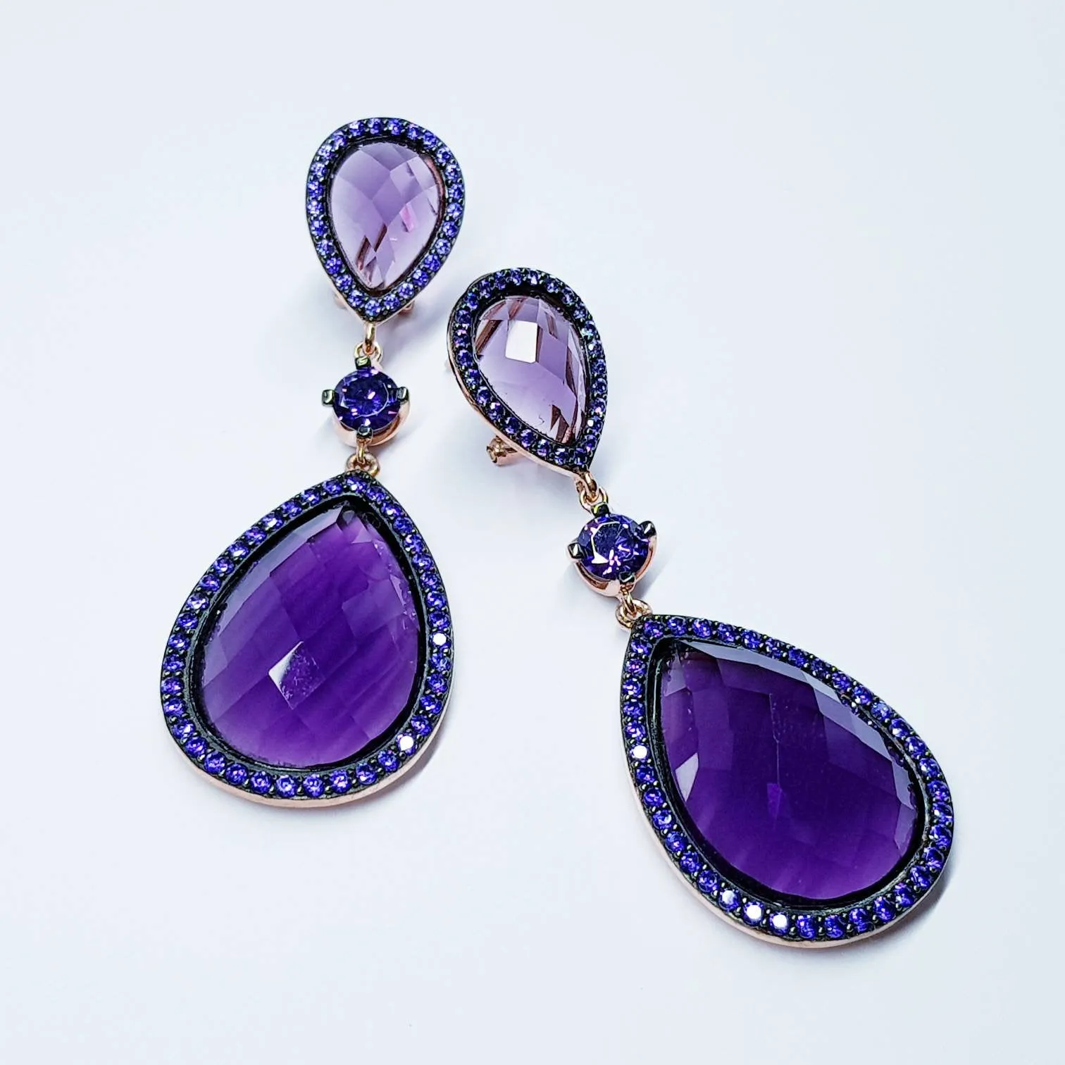 Large drop Earrings,