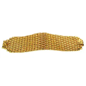 SG Liquid Metal BQ2–AG Antique Gold Finish Bracelet by Sergio Gutierrez