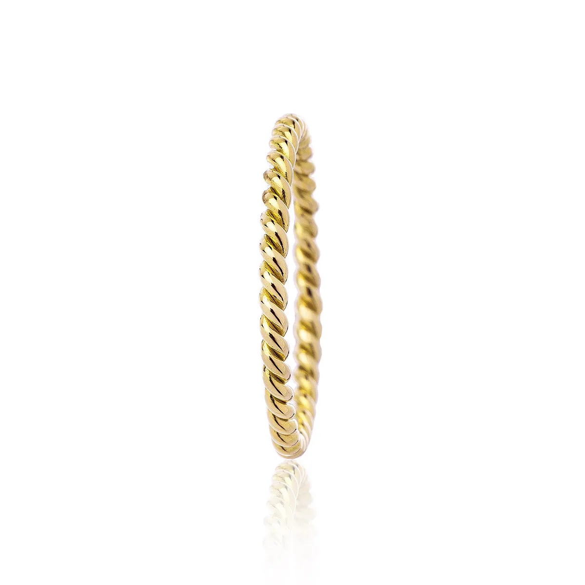 Single Rope Wedding Band