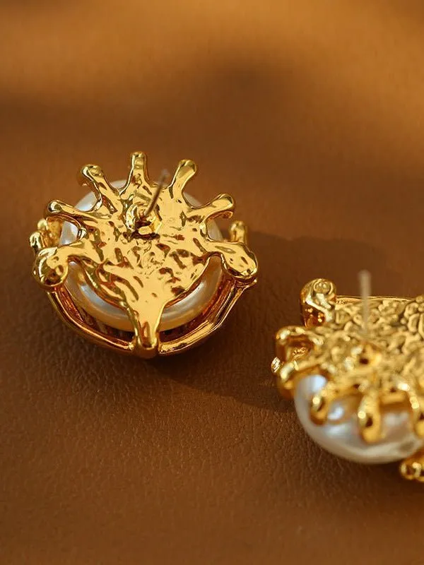 Stamen Baroque Pearls Earrings