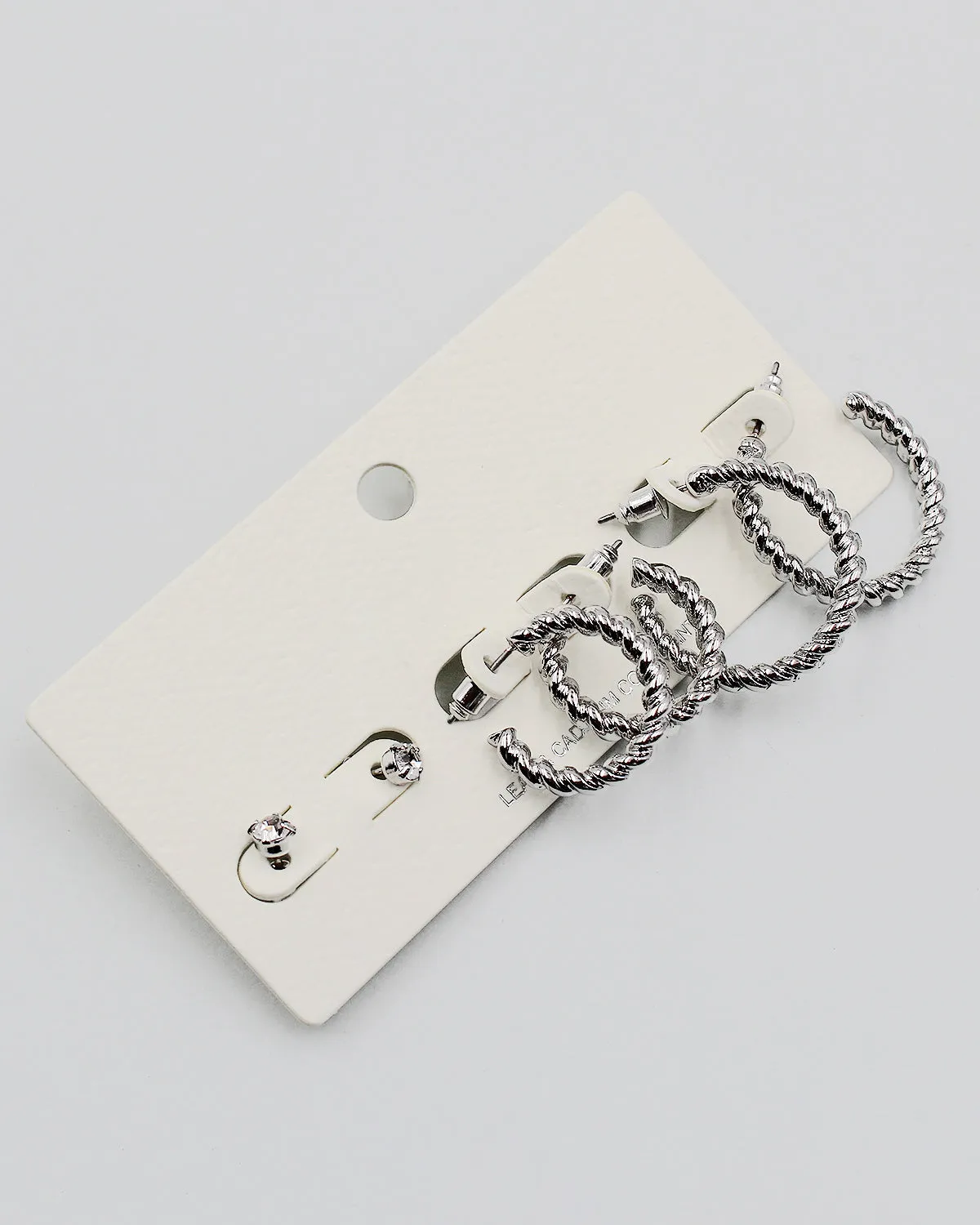 Twisted Metal 3PC Earring Set