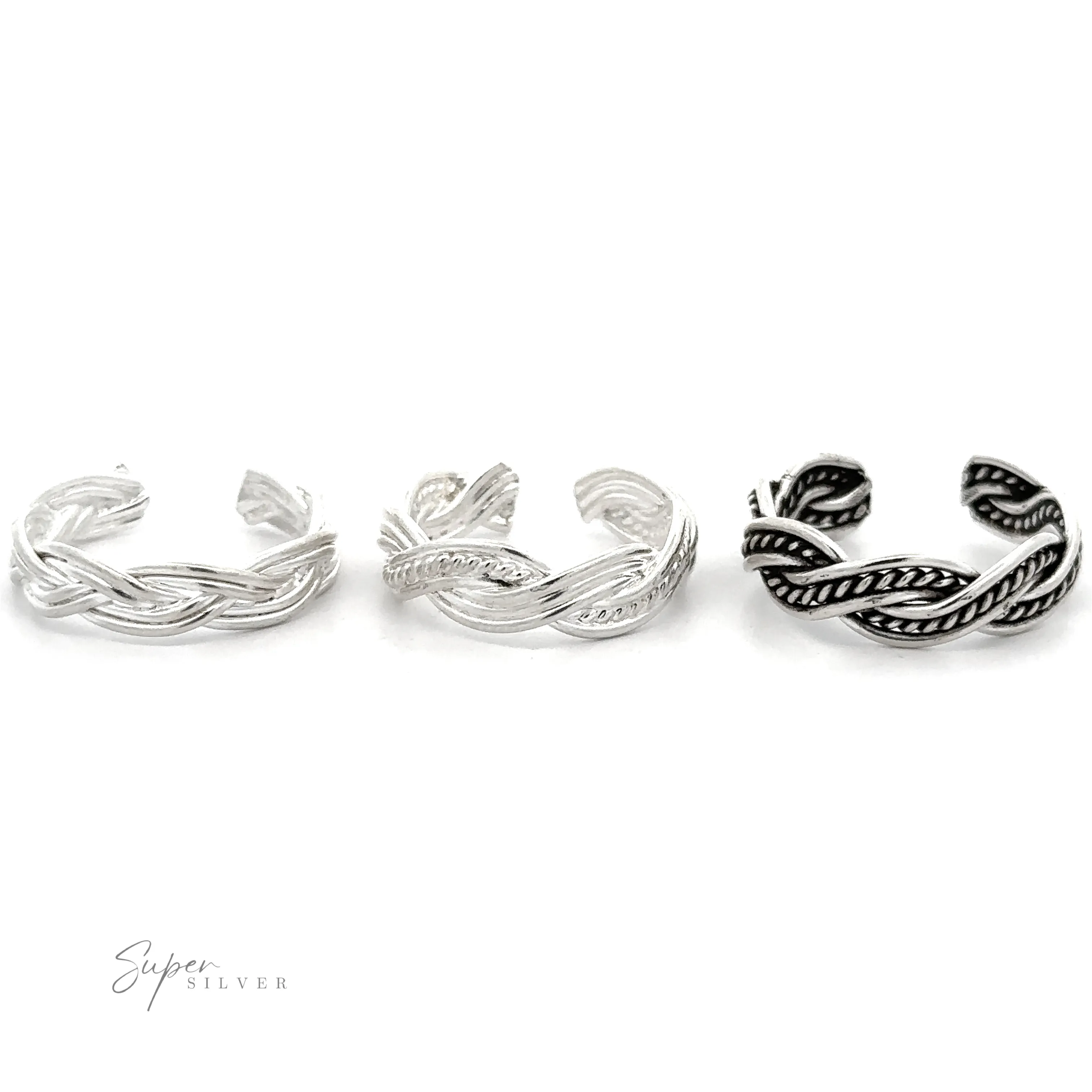 Various Braided Adjustable Toe Rings