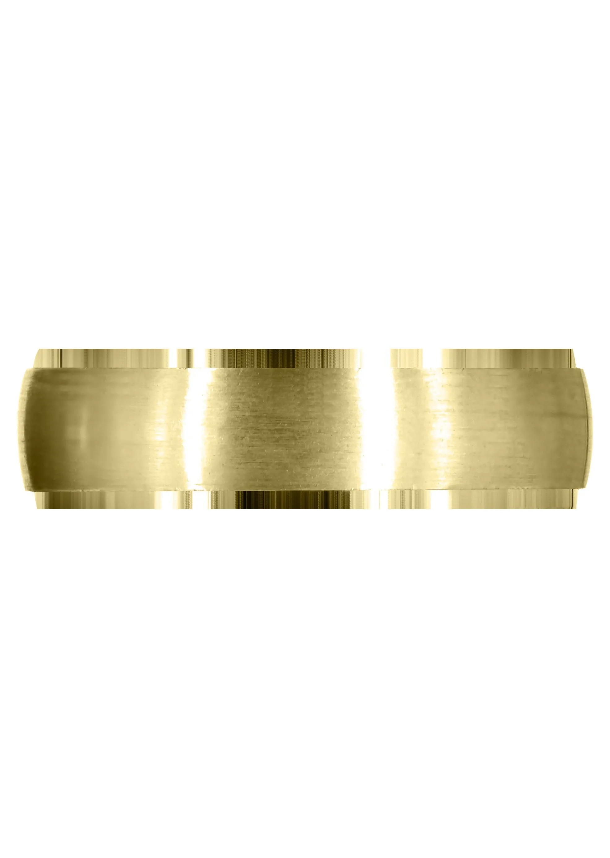 Yellow Gold Carved Simple Mens Wedding Band | Satin Finish (Joseph)